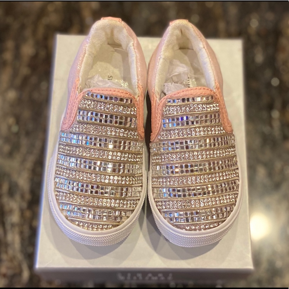 Stuart Weitzman Vance Glitz toddler 5 NEW GORGEOUS